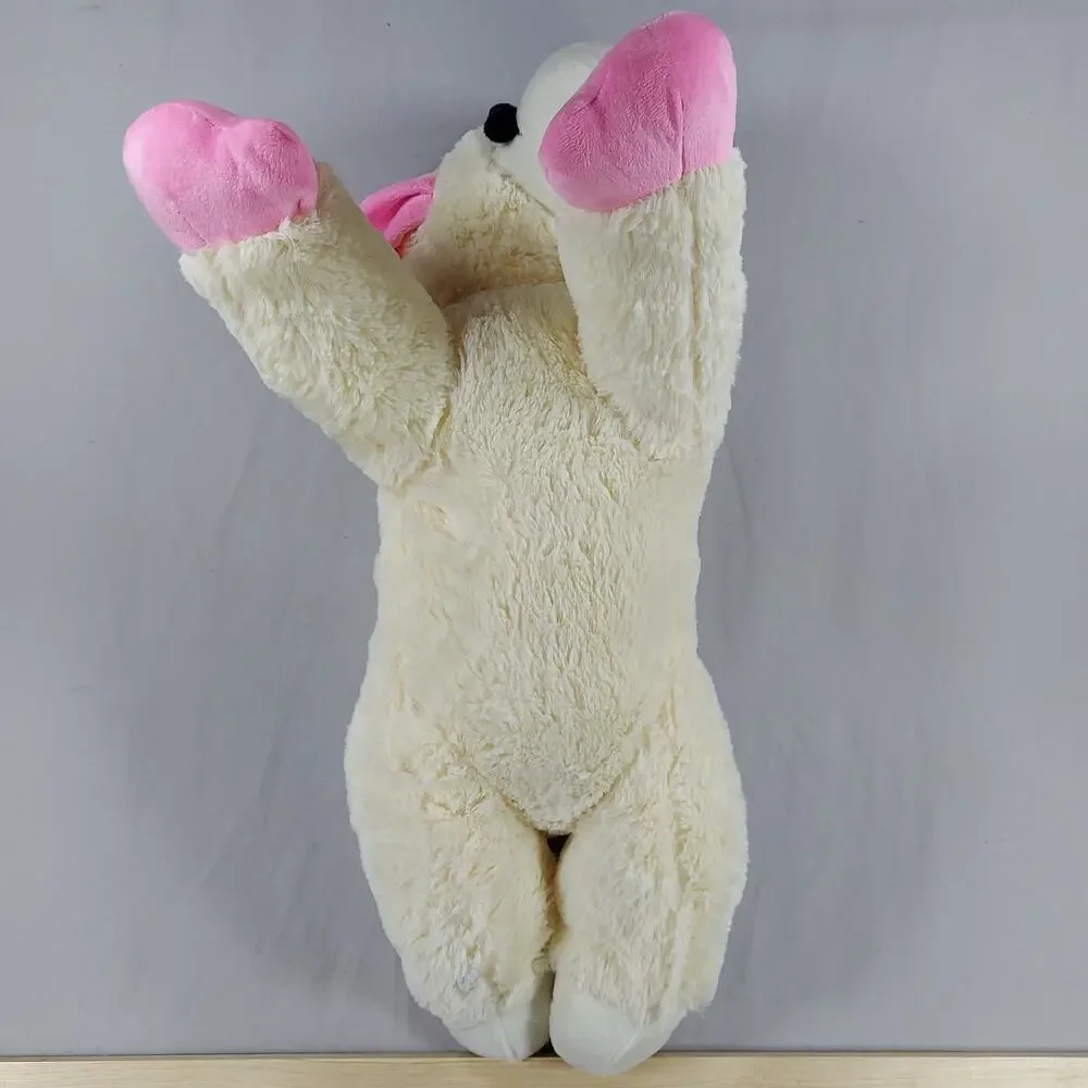 Lamb Chop Dog Plush Toy 24'' Jumbo Squeaky Soft Stuffed Pet Cuddle Chew Toy 2022